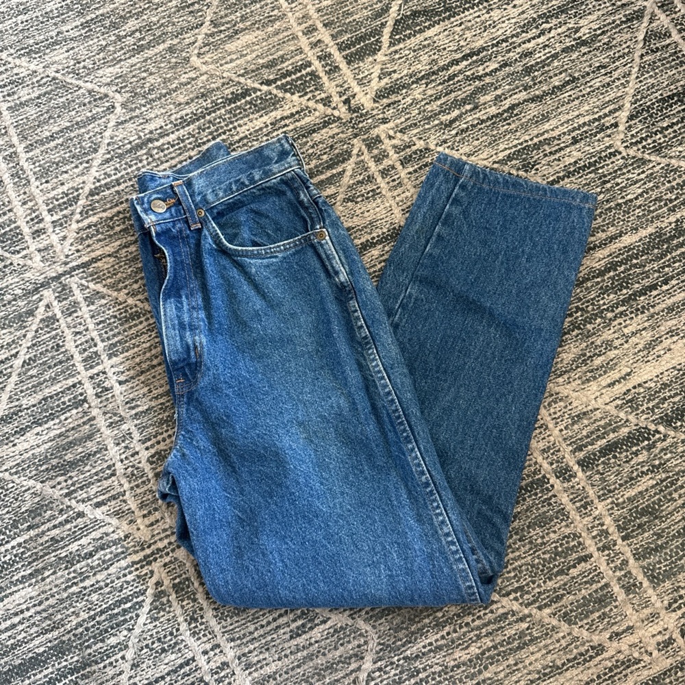 Vintage Classic Blue Denim Jeans by Chic